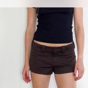 Brown Mini Women's Shorts